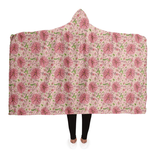 Spring Daisy Hooded Blanket