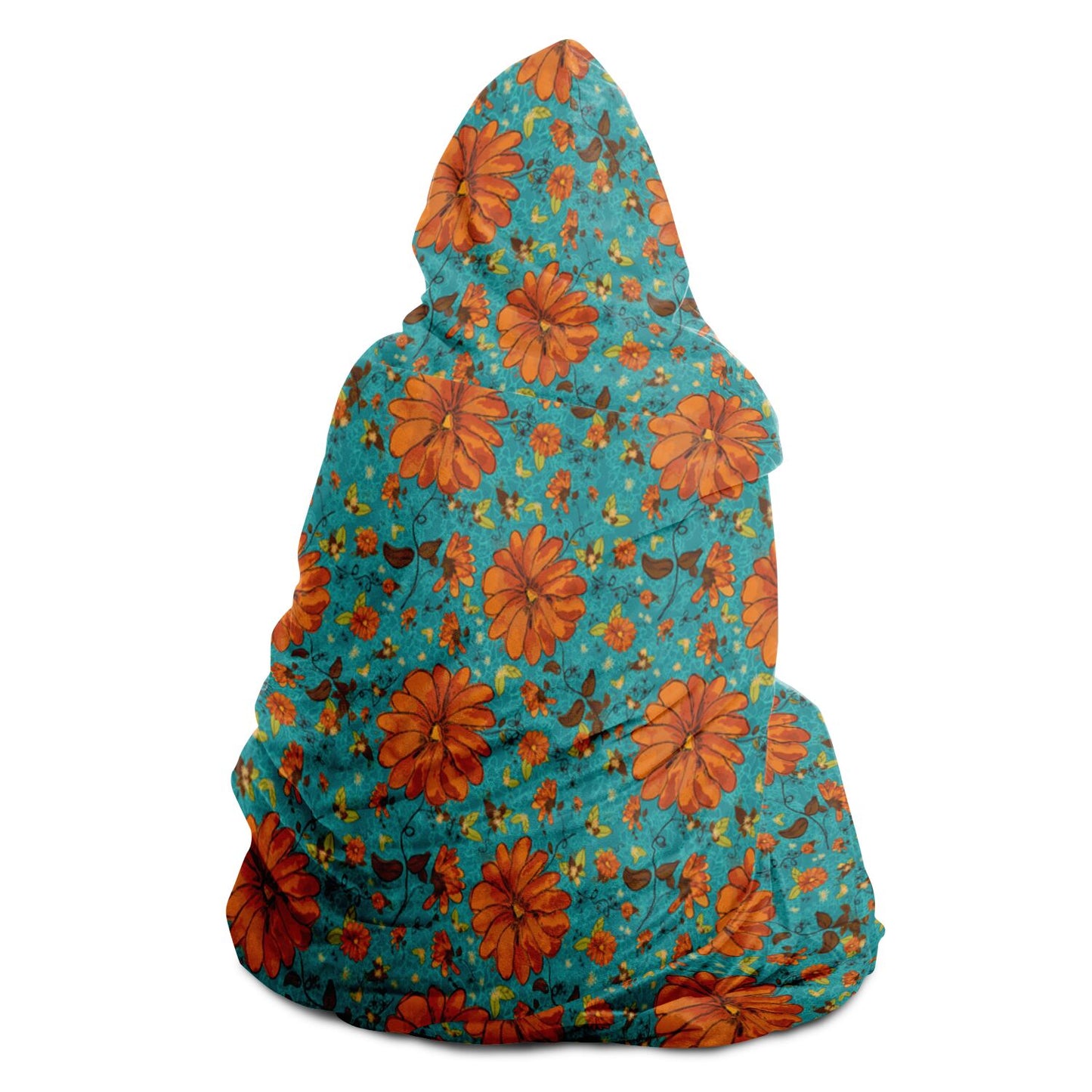 Autumn Daisy Hooded Blanket